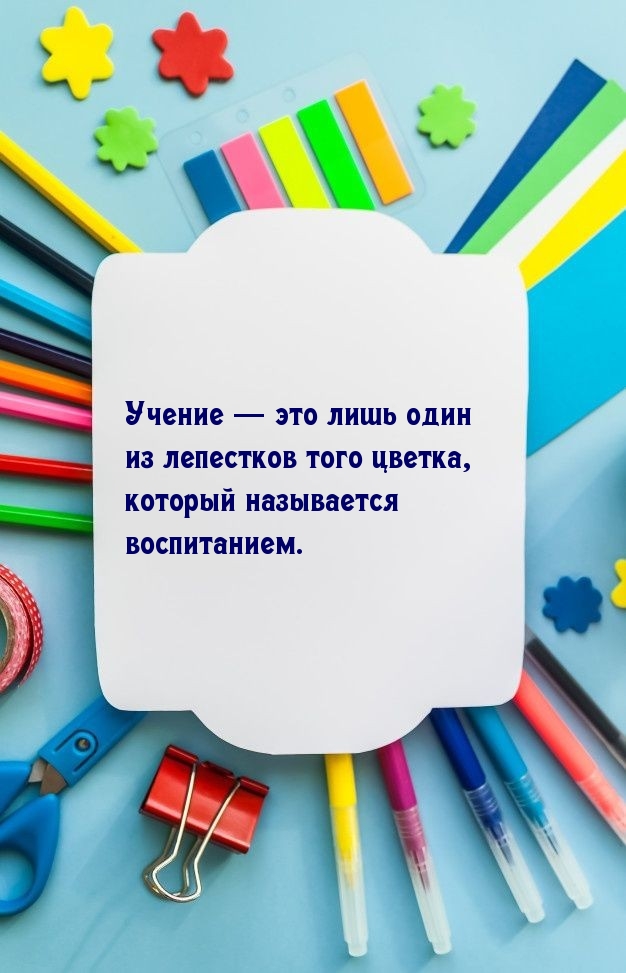 Учение — это лишь один из лепестков того цветка