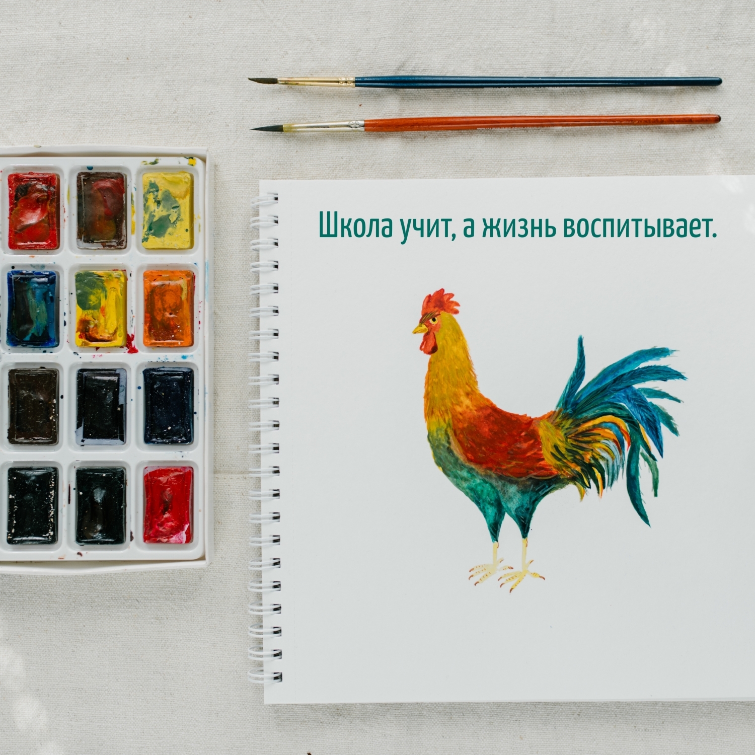 Школа учит, а жизнь воспитывает.