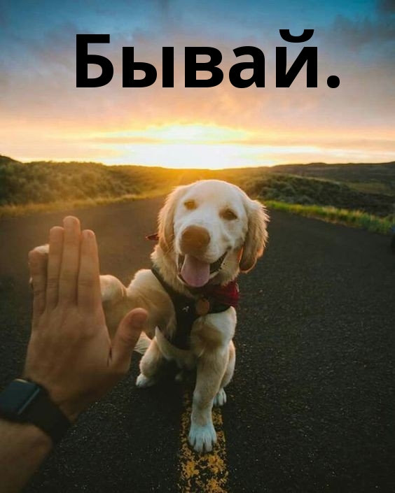 Бывай.