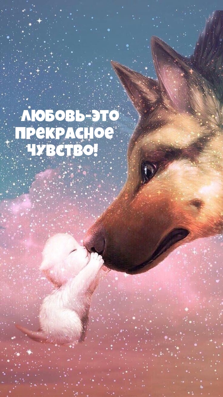 Любовь-это прекрасное чувство!