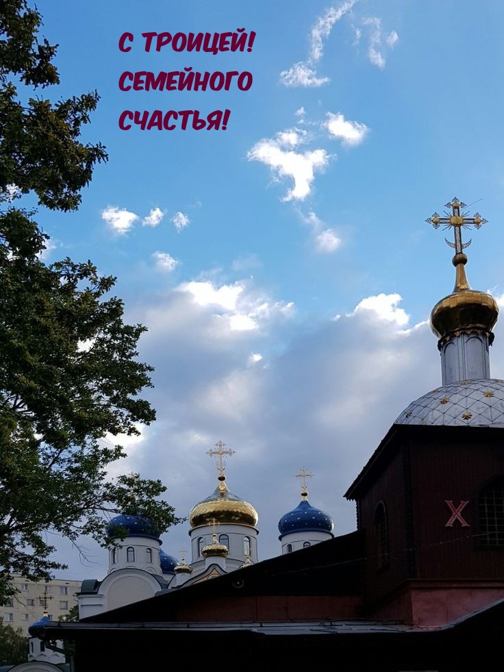 С троицей! Семейного счастья!