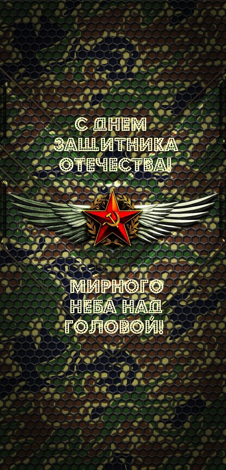 С Днем Защитника Отечества! Мирного неба над головой!