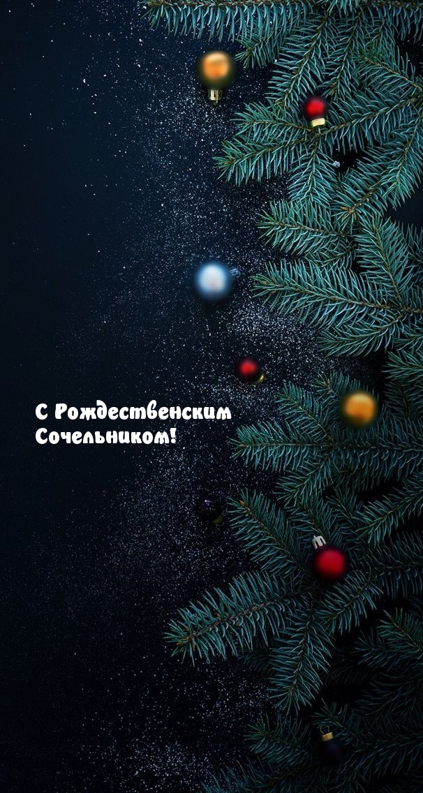 С Рождественским Сочельником!