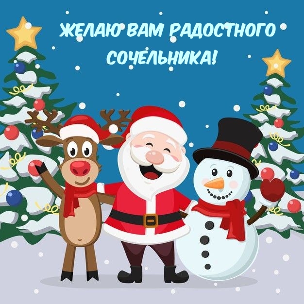 Желаю Вам радостного Сочельника!