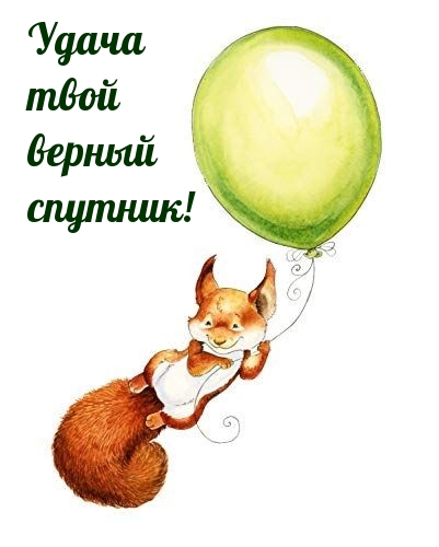 Удача твой верный спутник!