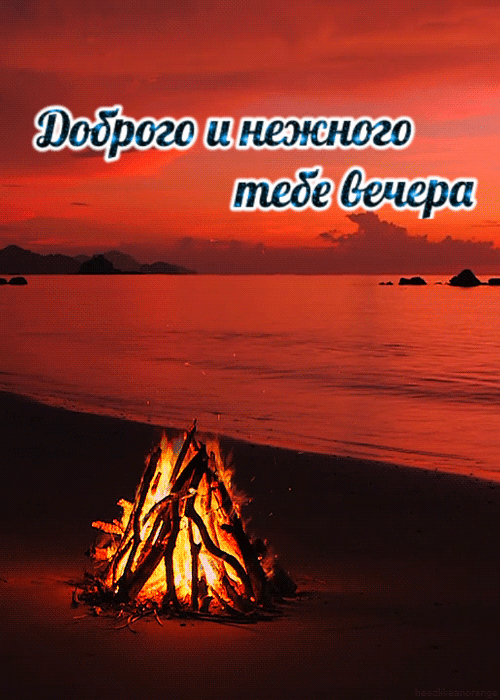 Доброго и нежного тебе вечера