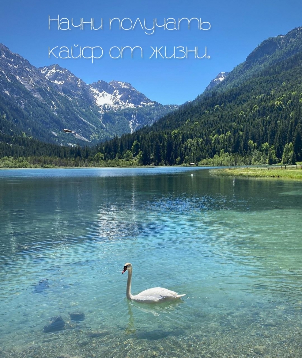 Начни получать кайф от жизни.