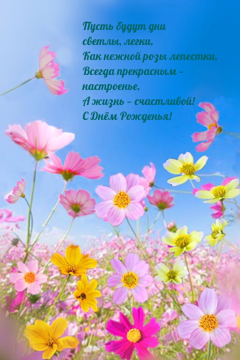Всегда прекрасным — настроенье, а жизнь — счастливой!