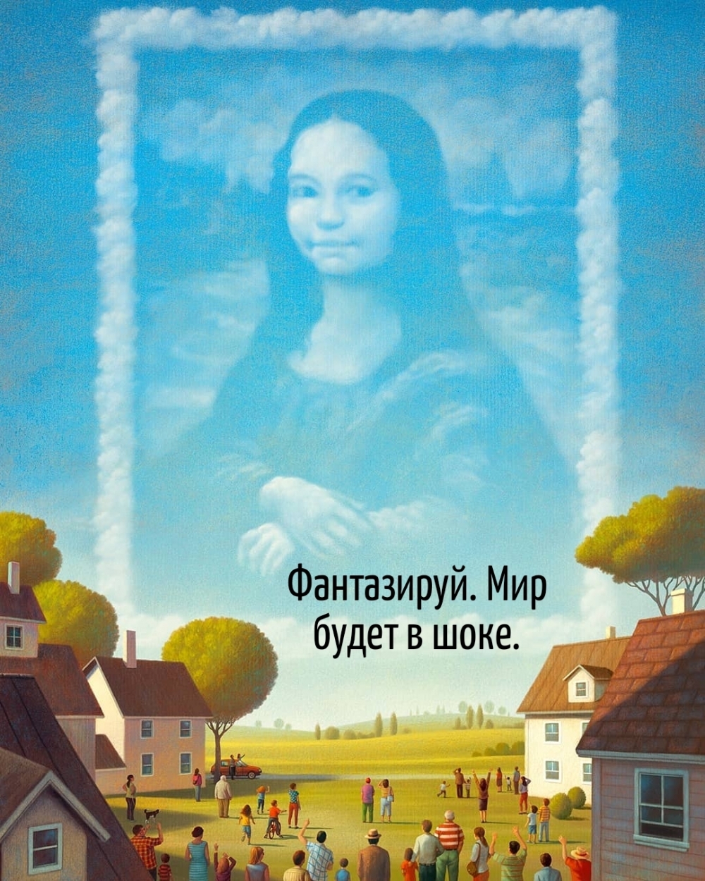 Фантазируй. Мир будет в шоке.