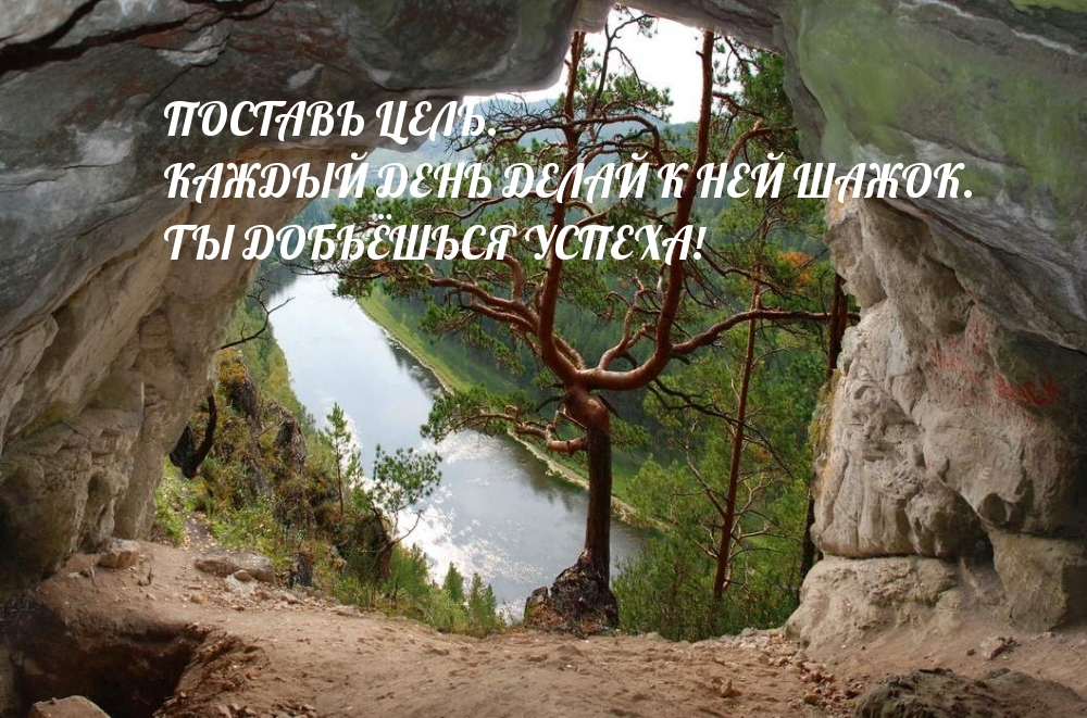 Поставь цель. Каждый день делай к ней шажок