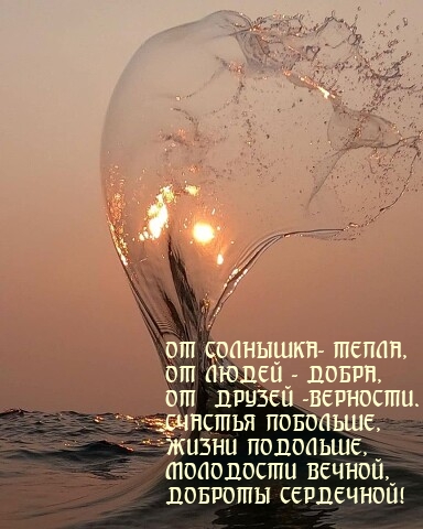 От солнышка — тепла, от людей — добра