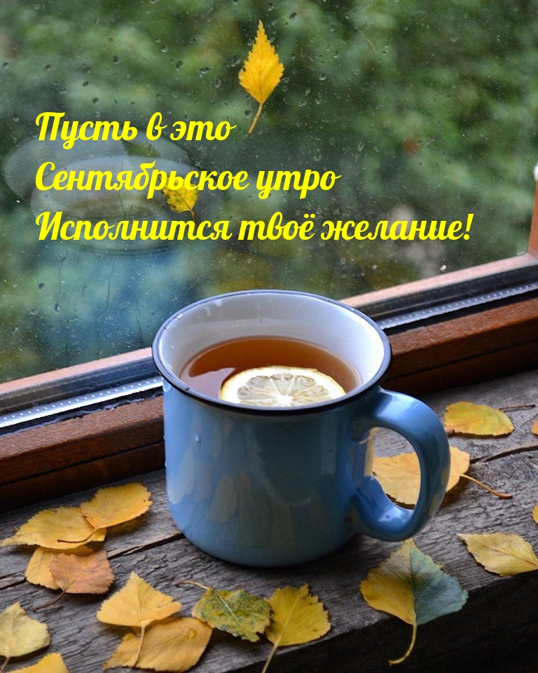 Пусть в это Сентябрьское утро исполнится твоё желание!