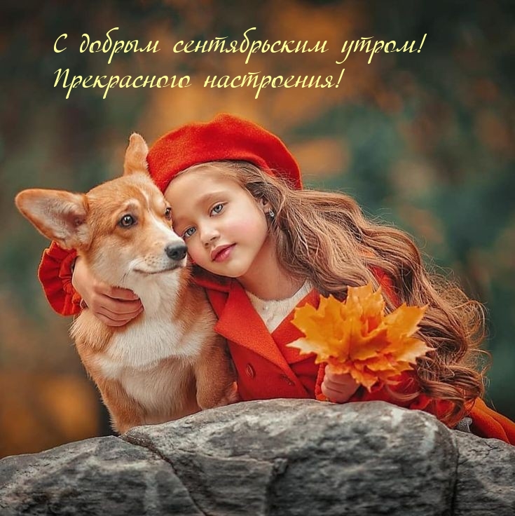 С добрым сентябрьским утром! Прекрасного настроения!