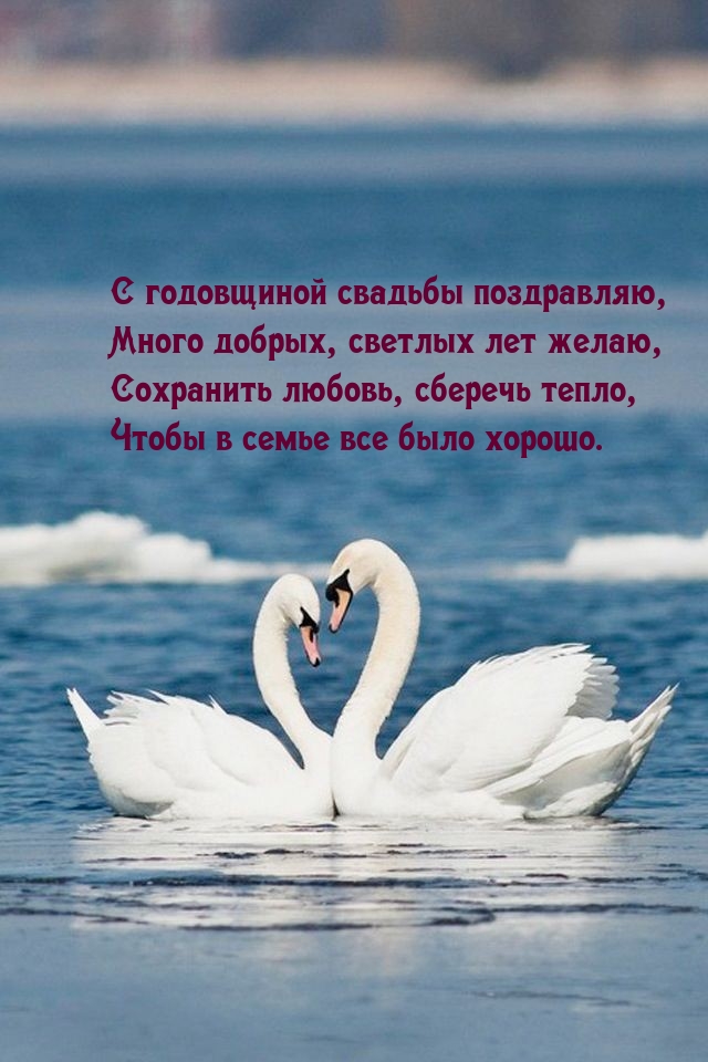 С годовщиной свадьбы поздравляю, много добрых, светлых лет желаю