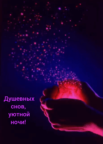 Душевных снов, уютной ночи!
