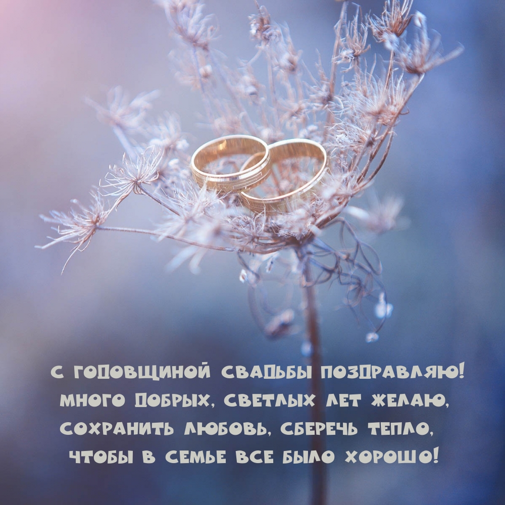 С годовщиной свадьбы поздравляю! Много добрых, светлых лет