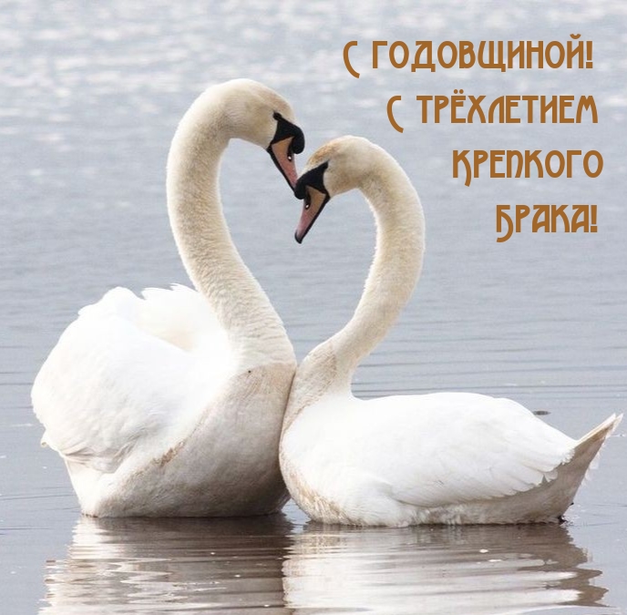 С годовщиной! С трёхлетием Крепкого Брака!
