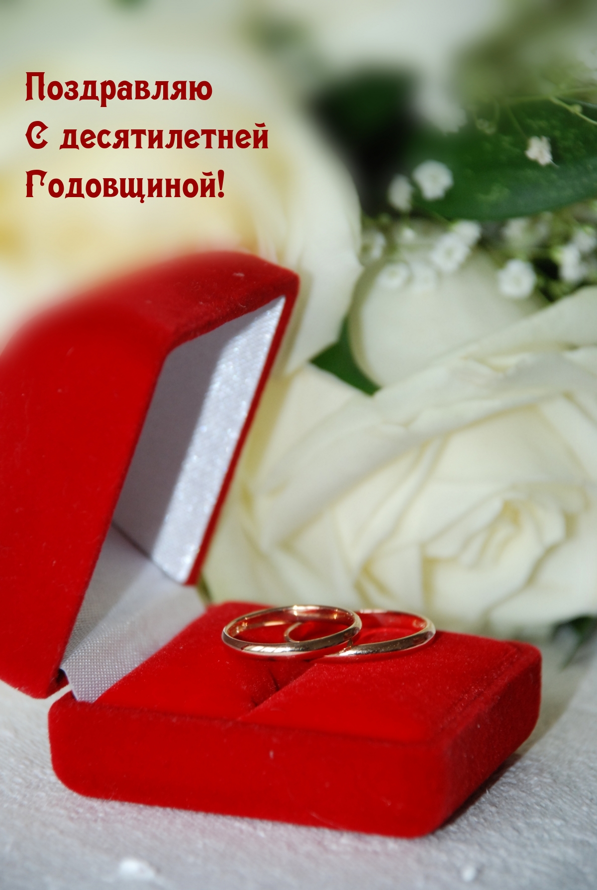 Поздравляю С десятилетней Годовщиной!