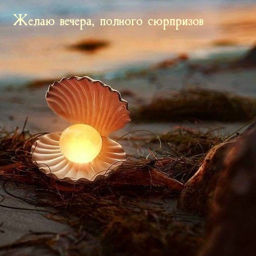 Желаю вечера, полного сюрпризов