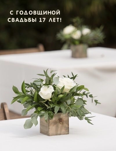 С годовщиной свадьбы 17 лет!