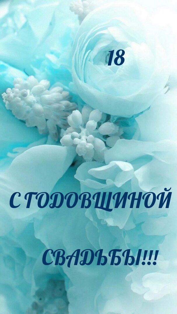 18 С ГОДОВЩИНОЙ СВАДЬБЫ!!!