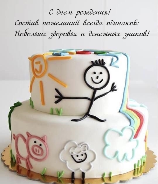 С днем рождения! Состав пожеланий всегда одинаков