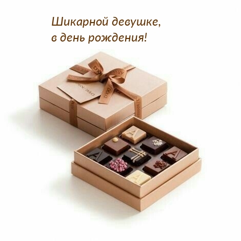 Шикарной девушке, в день рождения!
