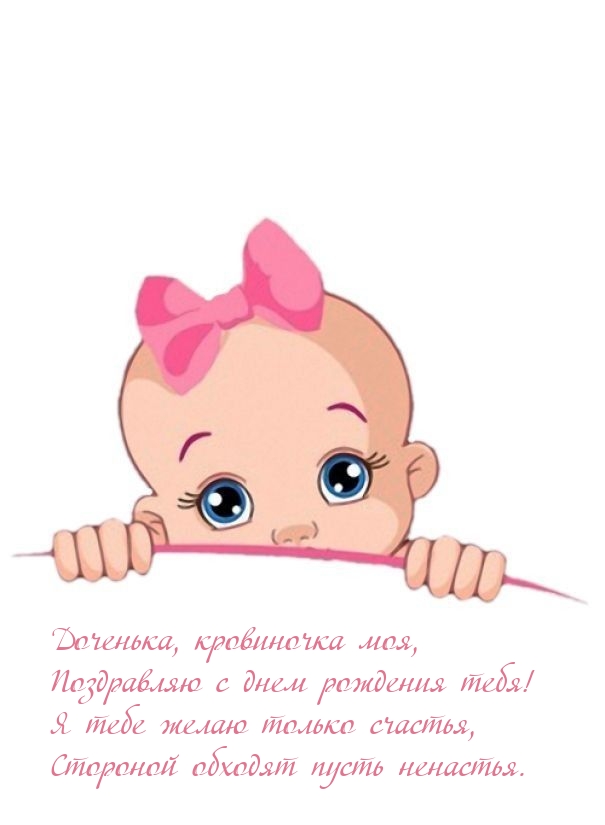 Доченька, кровиночка моя, поздравляю с днем рождения тебя!