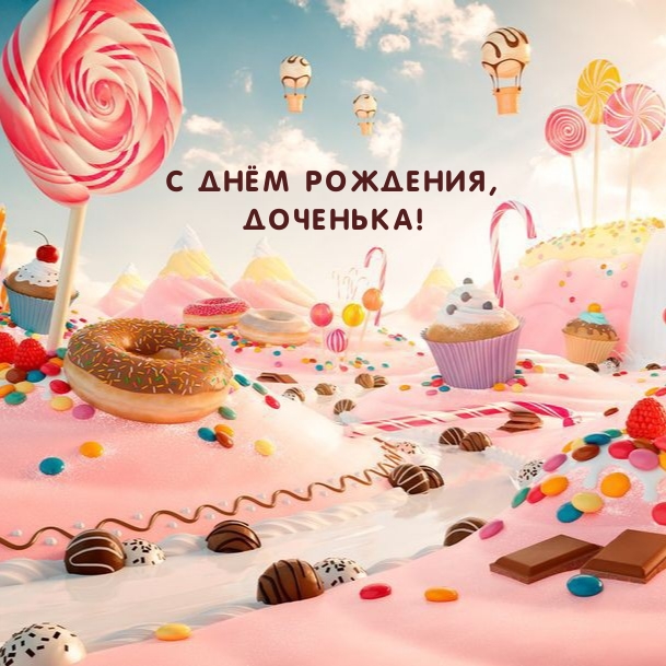 С днём рождения, доченька!