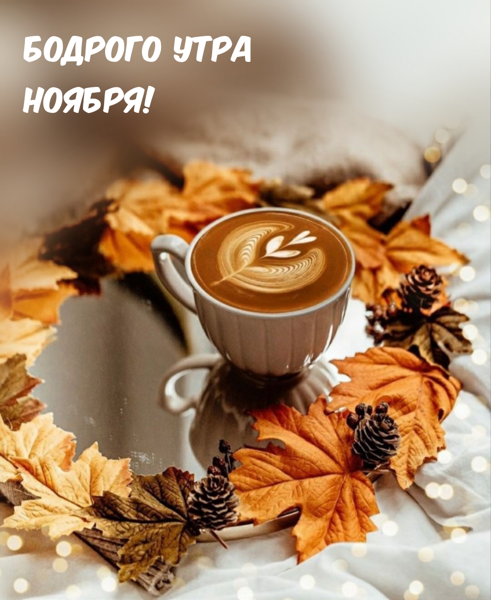 Бодрого утра Ноября!