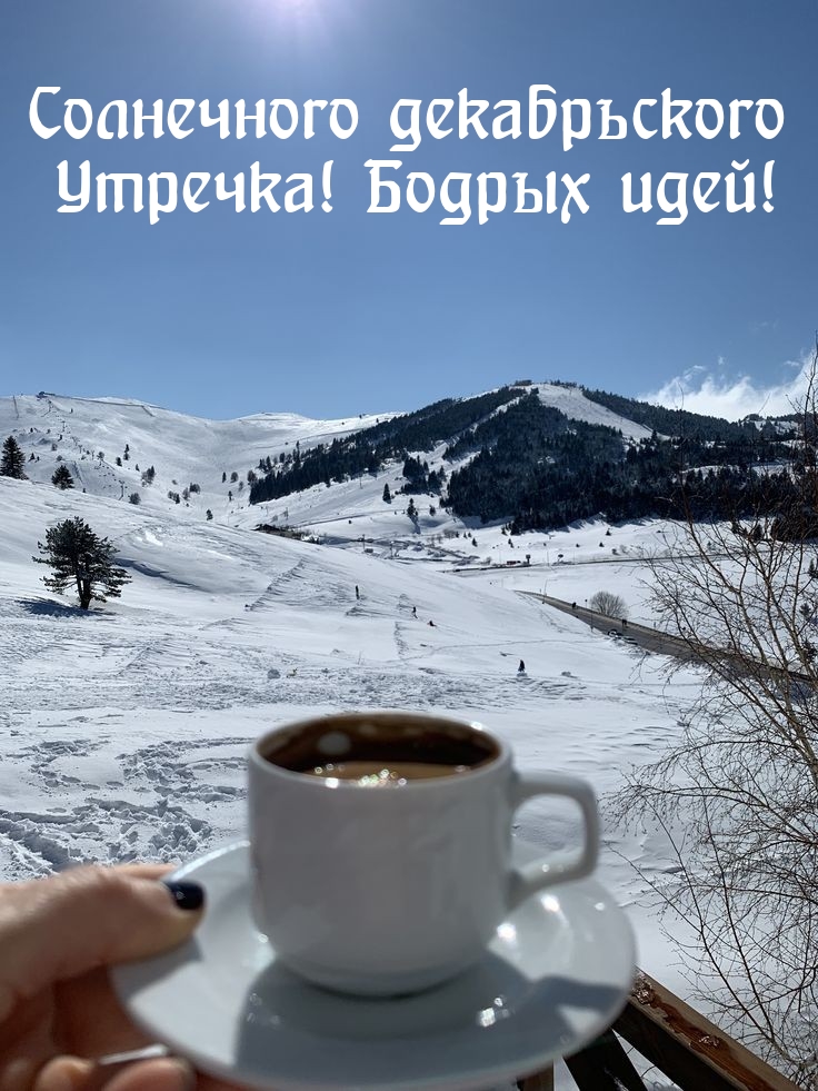 Солнечного декабрьского Утречка! Бодрых идей!