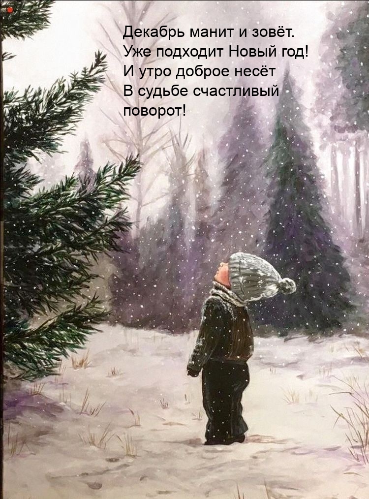 Декабрь манит и зовёт. Уже подходит Новый год!
