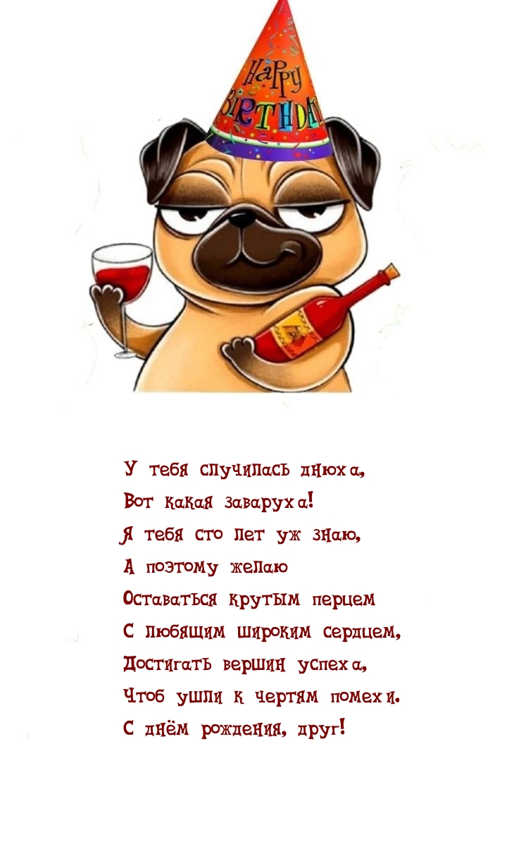 У тебя случилась днюха, вот какая заваруха!