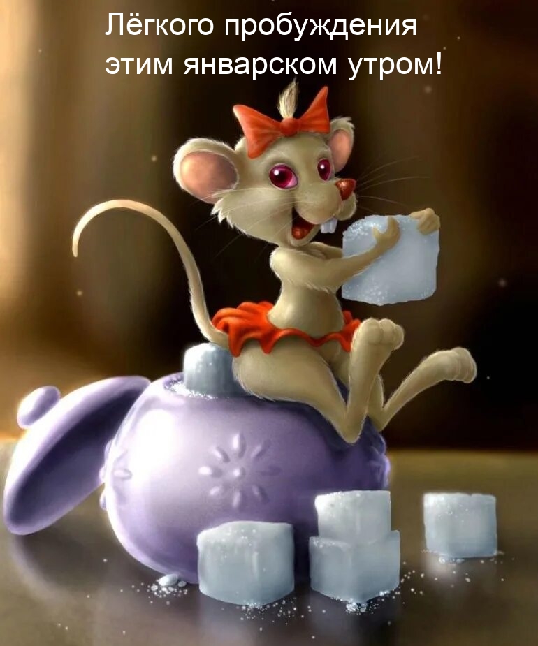 Лёгкого пробуждения этим январском утром!