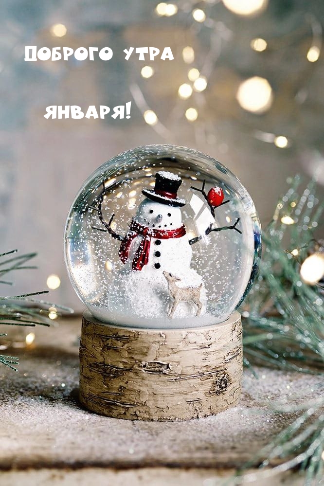 Доброго утра января!