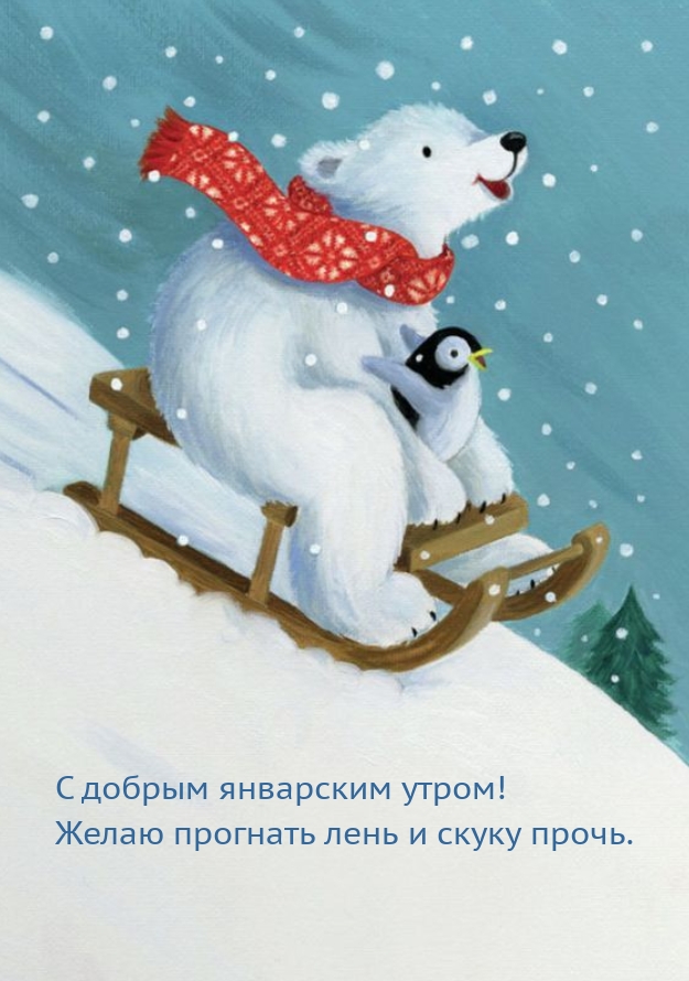 С добрым январским утром! Желаю прогнать лень и скуку прочь.