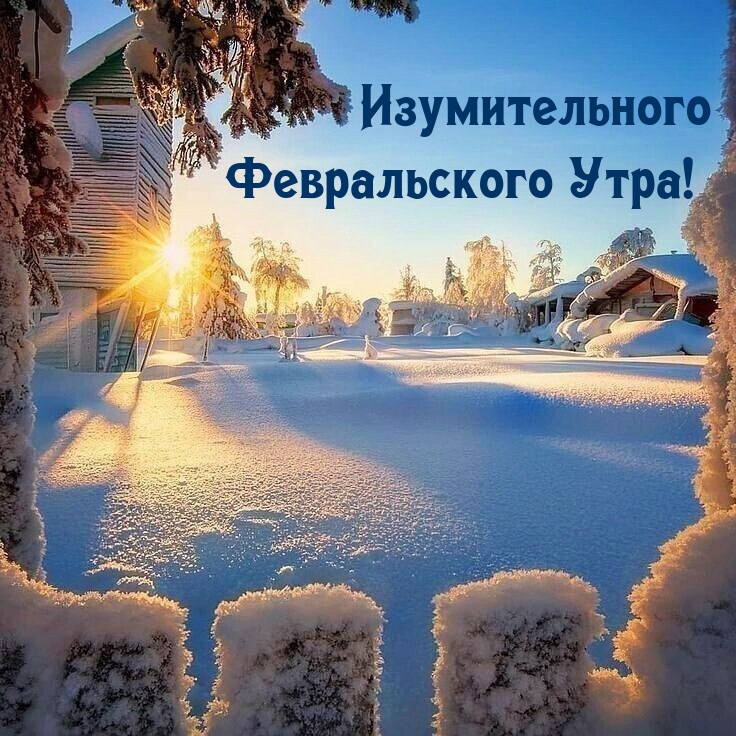 Изумительного Февральского Утра!