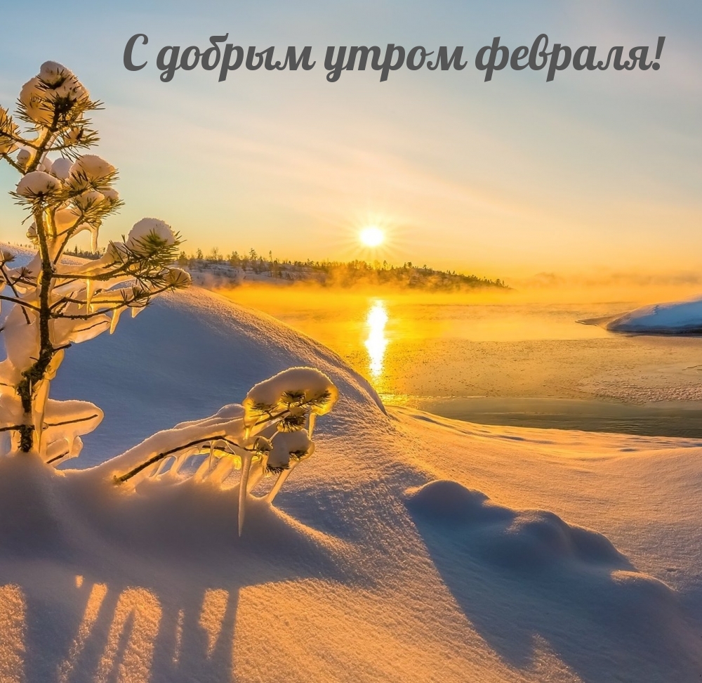 С добрым утром февраля!