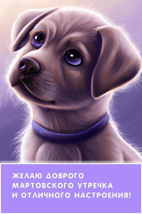Желаю доброго мартовского утречка и отличного настроения!