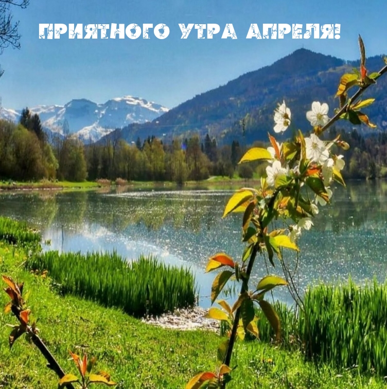 Приятного утра апреля!