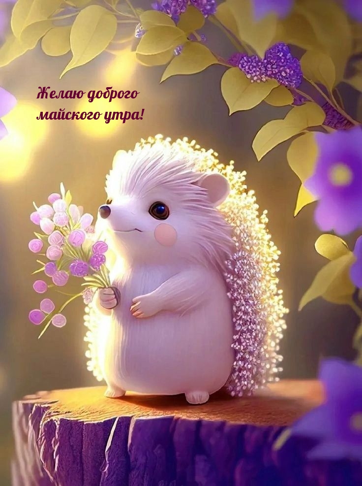 Желаю доброго майского утра!
