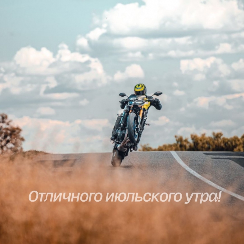 Отличного июльского утра!