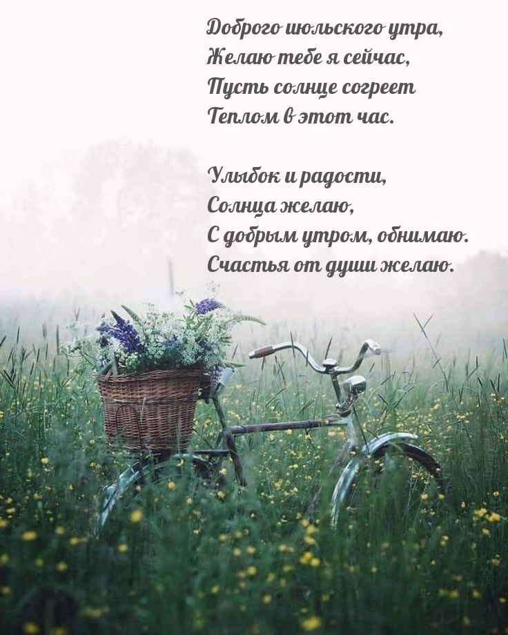 Доброго июльского утра, Улыбок и радости