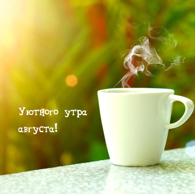 Уютного утра августа!