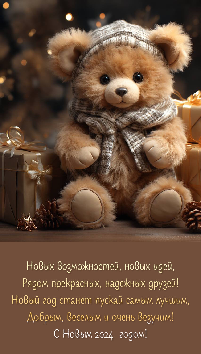 С Новым 2024 годом! Новых возможностей, новых идей