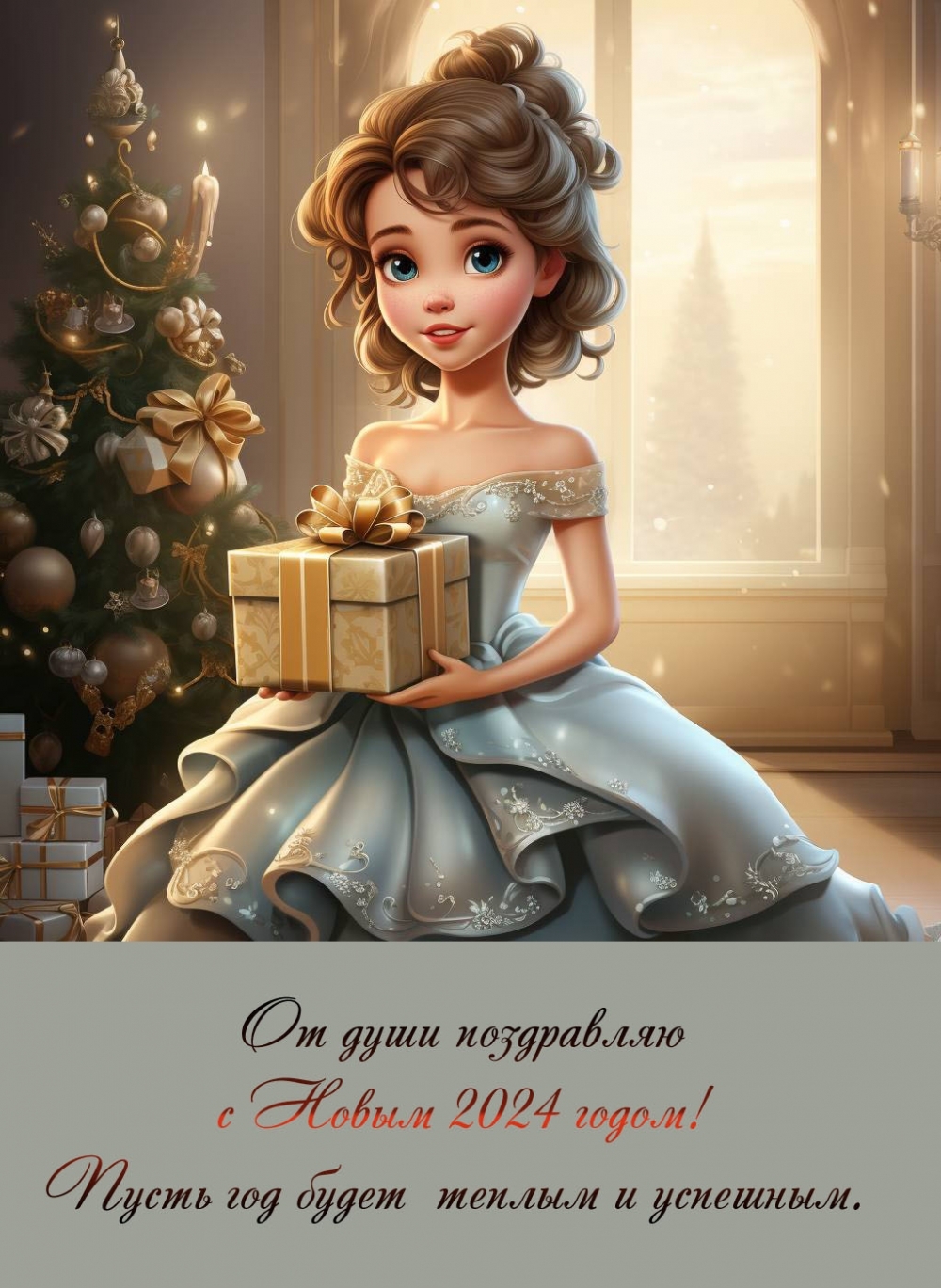 От души поздравляю с Новым 2024 годом!