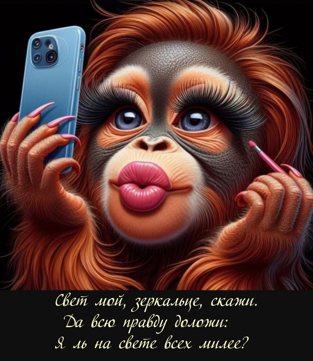 Свет мой, зеркальце, скажи. Да всю правду доложи: я ль на свете всех милее?