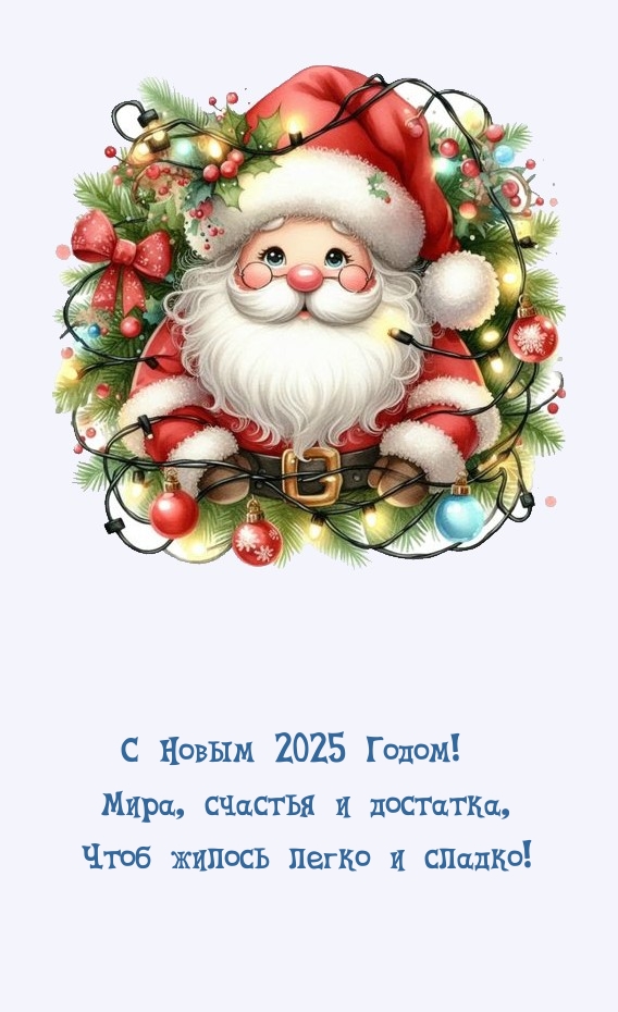 С Новым 2025 Годом! Мира, счастья и достатка