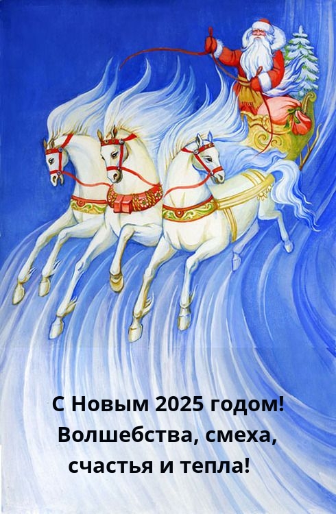 С Новым 2025 годом! Волшебства, смеха, счастья и тепла!