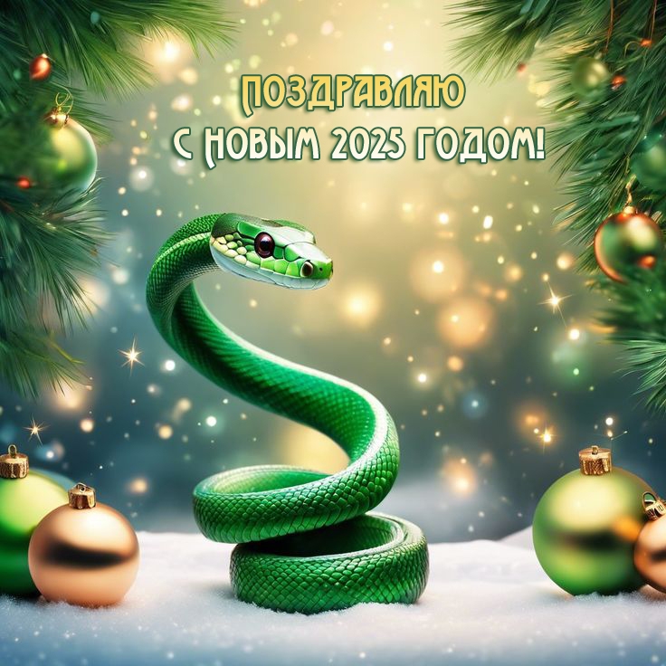 Поздравляю с Новым 2025 годом!